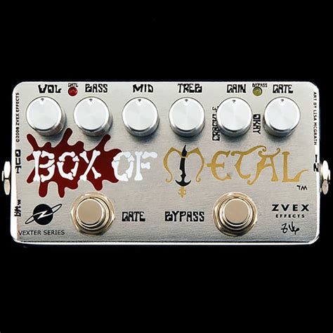 Zvex Effects Box Of Metal Vexter Series Distortion Gate Guitar